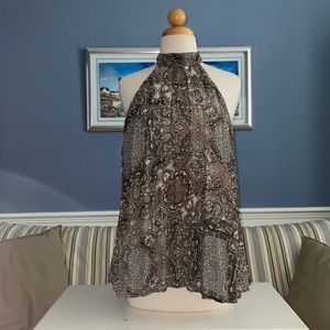 Lilly star halter top paisley formal